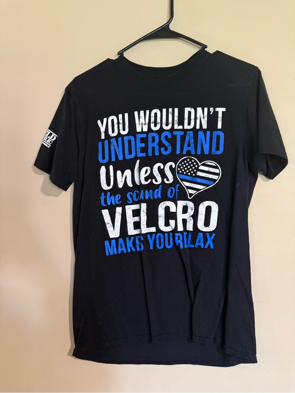 Shield Republic “You Wouldn’t Understand” Velcro Graphic Tee – M